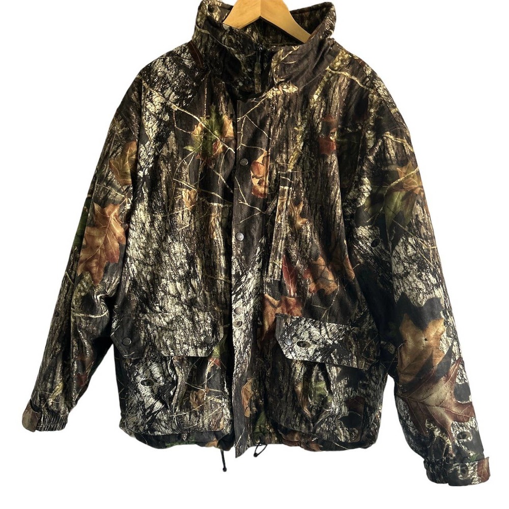 AGO Mens Size Large Camouflage Hunting Outdoors Fleece‎ Coat